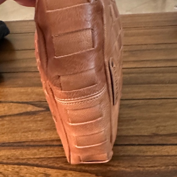 BED|STU Woven Leather Crossbody Bag in Tan - Picture 5 of 10